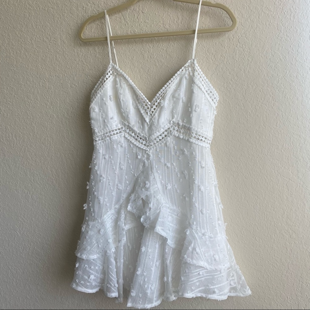 White Graduation Dress - Picture 2 of 8
